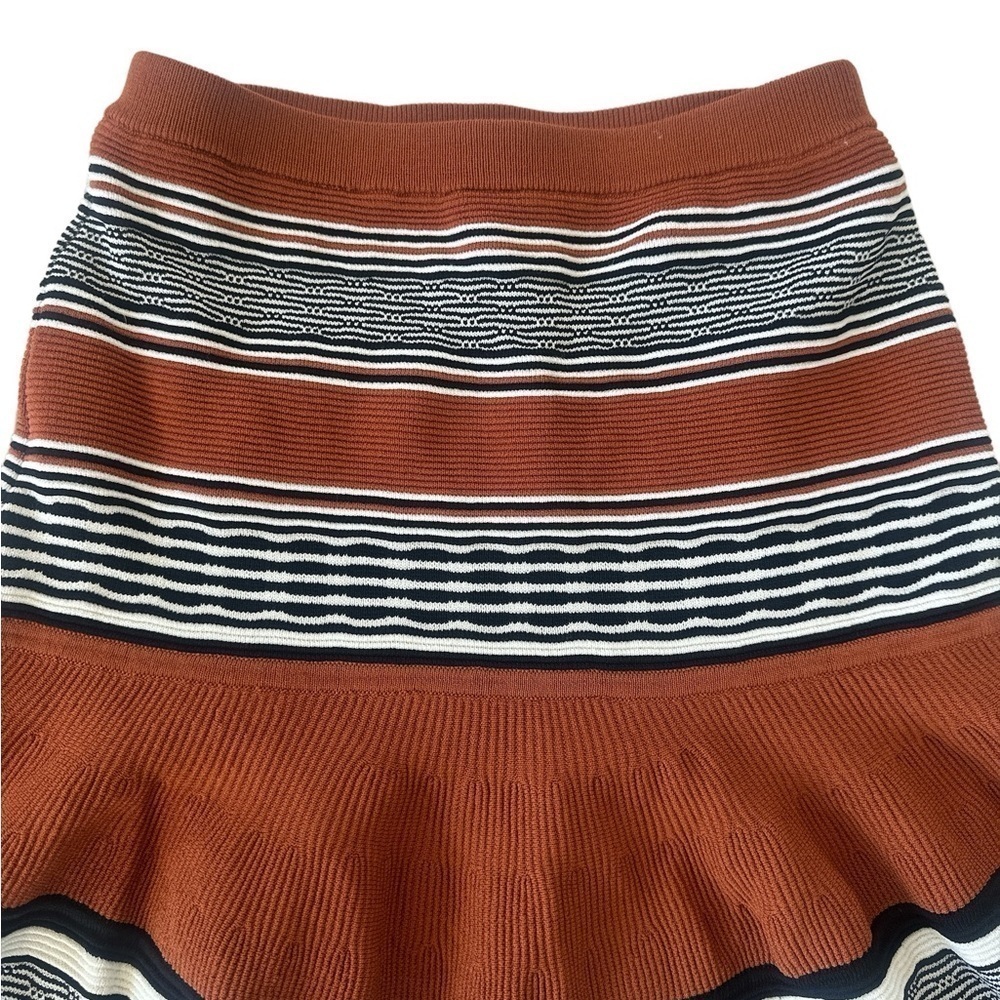 Sandro Textured Knit Ruffle Mini Skirt - Picture 8 of 13